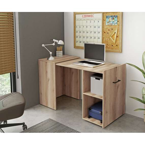 Skrivebord Smart 60x42 cm - sammenleggbart - eik grand