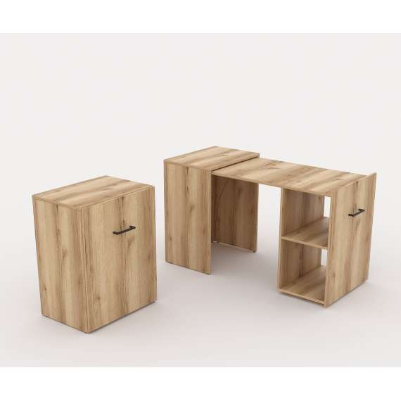 Skrivebord Smart 60x42 cm - sammenleggbart - eik grand