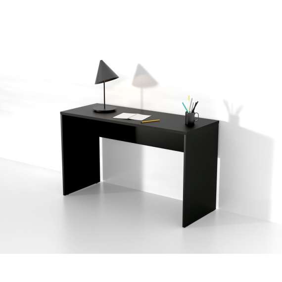 Skrivebord Agapi 130x50 cm - sort