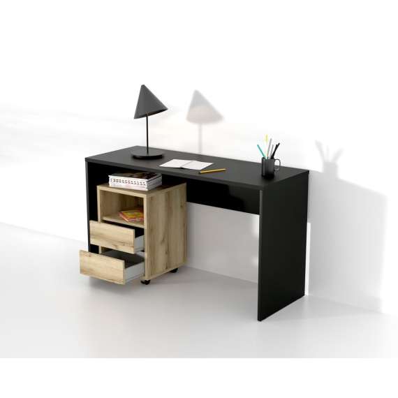 Skuffeseksjon Agapi 40x62 cm - eik grand - med hjul