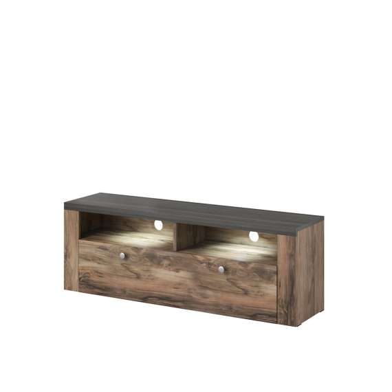 Tv-benk Larona 140x49 cm - mørk valnøtt