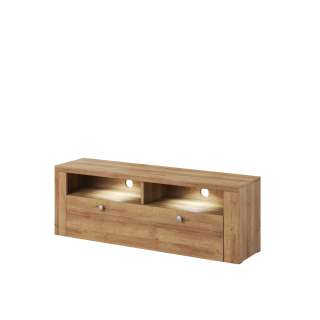 Tv-benk Larona 140x49 cm - eik riviera