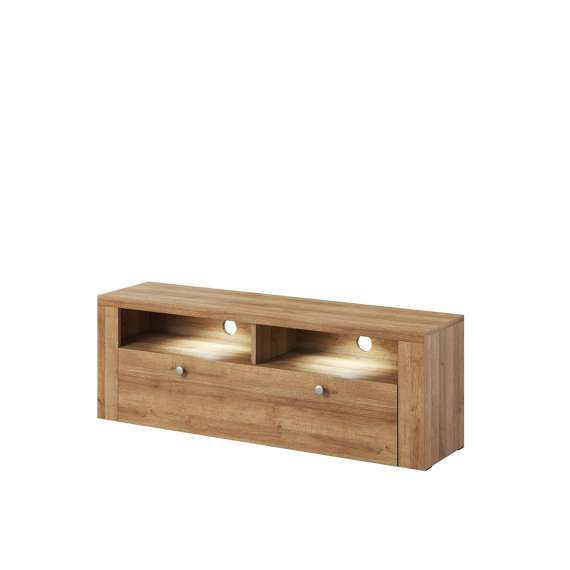 Tv-seksjon Larona 305x206 cm - eik riviera - 4 deler