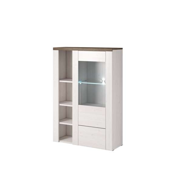 Vitrineskap Larona 100x145 cm - lerk sibiu - med belysning