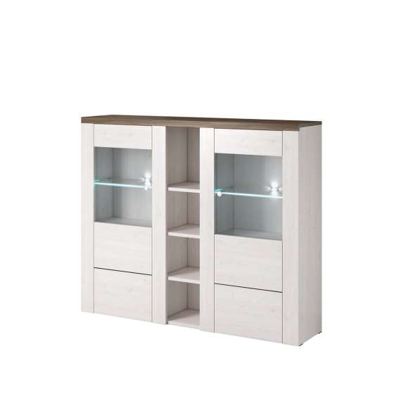 Skjenk Larona 155x130 cm - lerk sibiu - med belysning