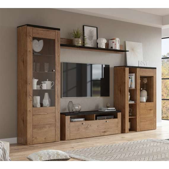 Vegghylle Larona 180x20 cm - eik lefkas