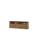 Tv-benk Larona 140x49 cm - eik leflas