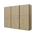 Garderobeskap Cube 270x210 cm - eik - med innredning