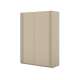 Garderobeskap Niva 120x210 cm - beige - med innredning
