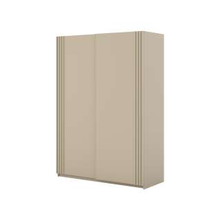 Garderobeskap Niva 120x210 cm - beige - med innredning
