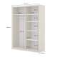 Garderobeskap Niva 120x210 cm - beige - med innredning