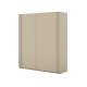 Garderobeskap Niva 180x210 cm - beige - med innredning