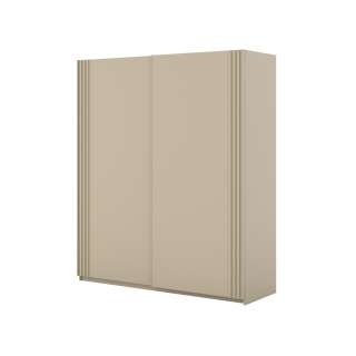 Garderobeskap Niva 180x210 cm - beige - med innredning