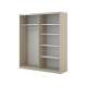 Garderobeskap Niva 180x210 cm - beige - med innredning