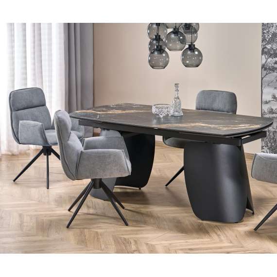 Spisebord FORUM 180-260 cm - sintret stein