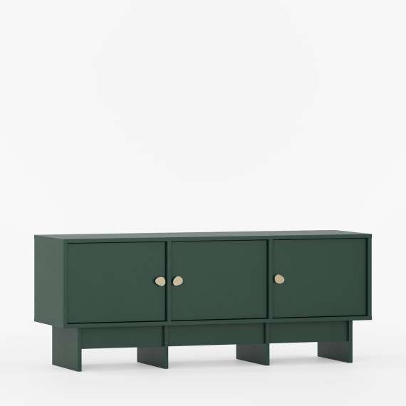 Tv-benk Kabe KTV3 125-180x60 cm - Flere farger - 3 dører