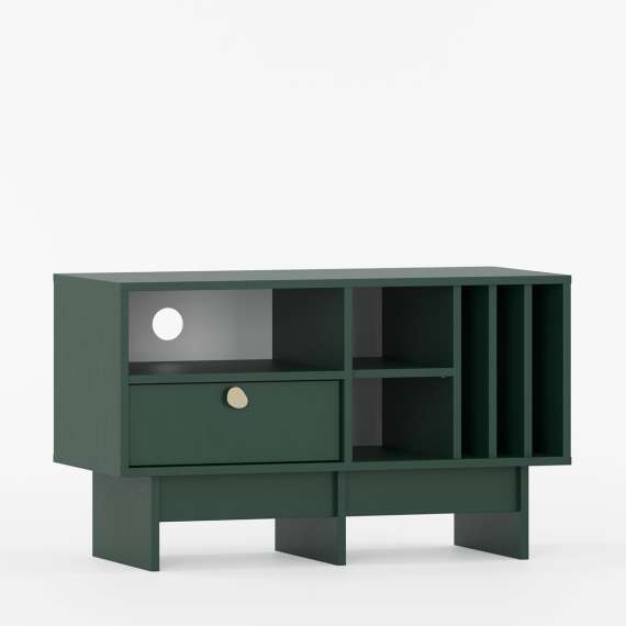 Tv-benk Kabe KTV1SW 90-120x60 cm - flere farger - vinylhylle