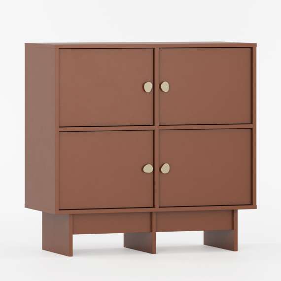 Skjenk Kabe KK01 90-120x98 cm - flere farger - 4 dører