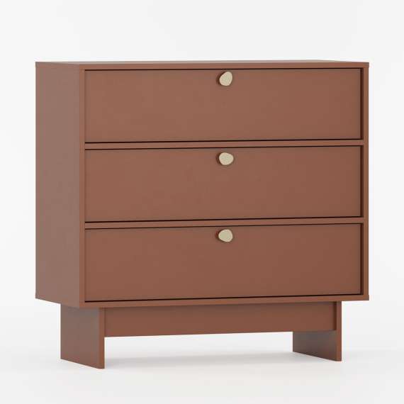 Kommode Kabe KK03 90-120x98 cm - Flere farger - 3 skuffer