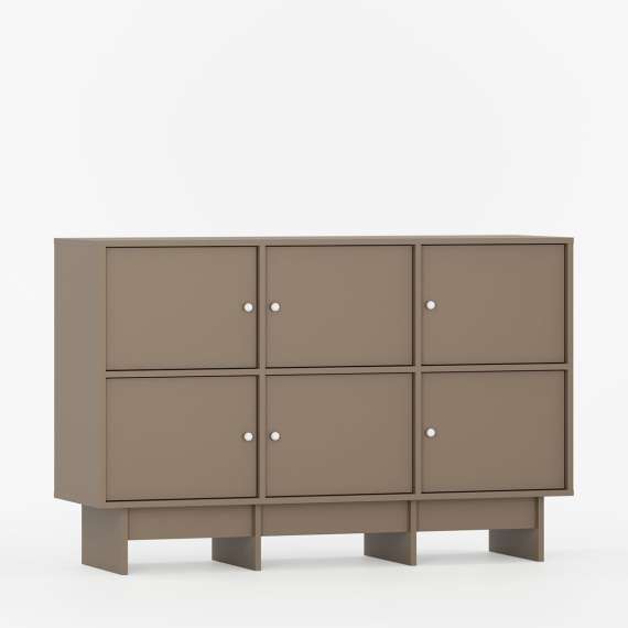 Tv-benk Kabe KK04 125-180x98 cm - Flere farger - 6 dører