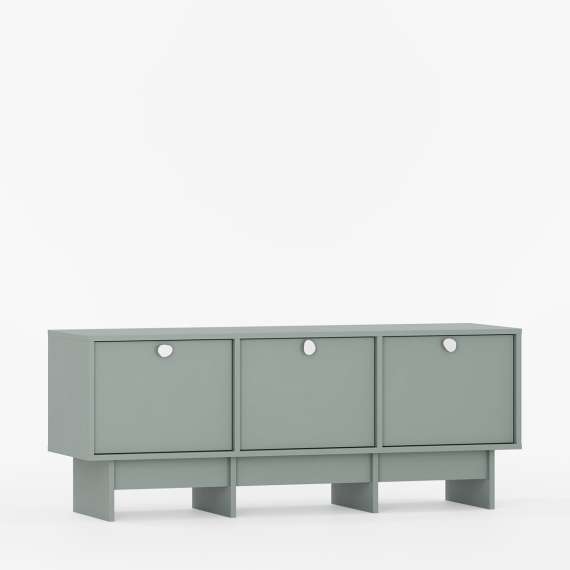 Skoskap Kabe KSB03 125-180x60 cm - flere farger - 3 dører