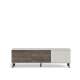 Tv-benk RANDOM - 150x47 cm - valnøtt - cashmere - tre bein