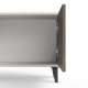 Tv-benk RANDOM - 180x47 cm - valnøtt - cashmere - tre bein