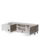 Tv-benk RANDOM - 180x47 cm - valnøtt - cashmere - tre bein