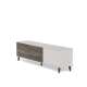 Tv-benk RANDOM - 180x47 cm - valnøtt - cashmere - tre bein