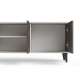 Tv-benk RANDOM - 200x47 cm - valnøtt - cashmere - tre bein