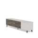 Tv-benk RANDOM - 200x47 cm - valnøtt - cashmere - tre bein