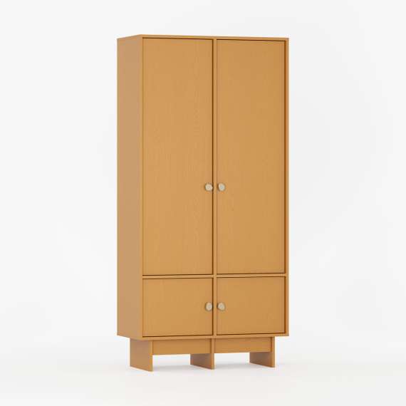 Garderobe Kabe SZK02 90-120x210 cm - flere farger - 4 dører
