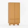 Garderobe Kabe SZK02 90-120x210 cm - flere farger - 4 dører