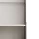 Vitrineskap RANDOM - 60x182 cm - valnøtt - cashmere - tre bein
