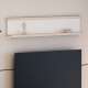 Hylle PONTY 150x33 cm - hvit matt - eik riva