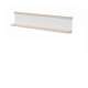 Hylle PONTY 150x33 cm - hvit matt - eik riva