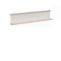 Hylle PONTY 150x33 cm - hvit matt - eik mauvella