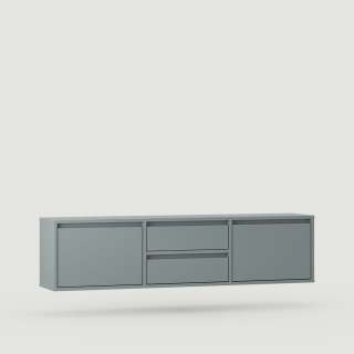 Tv-benk Ubbe WTV4S 150-180x37 cm - 2 dører - 2 skuffer - Velg farge selv