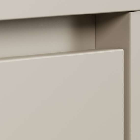 Tv-benk Ubbe WTV4K 150-180x37 cm - 3 dører - vegghengt