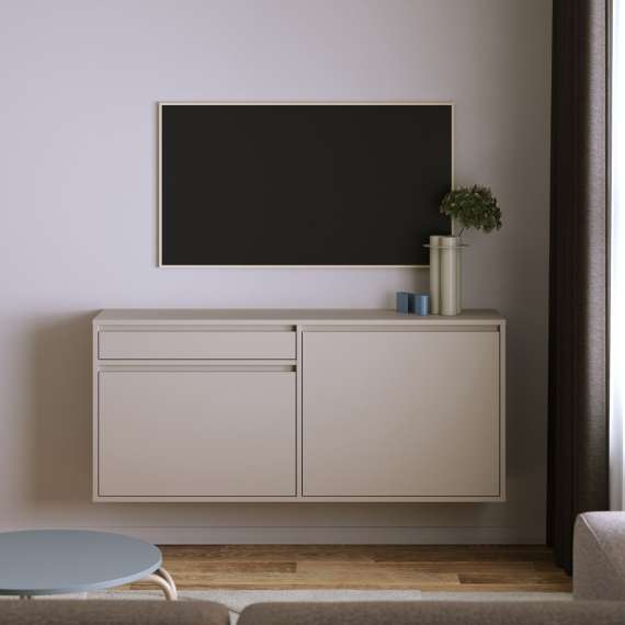 Skjenk Ubbe WTV2S 100-145x64 cm - velg bredde og farge selv