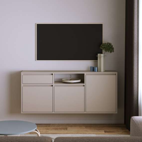 Skjenk Ubbe WTV3S 150-180x64 cm - 3 dører - Velg farge selv