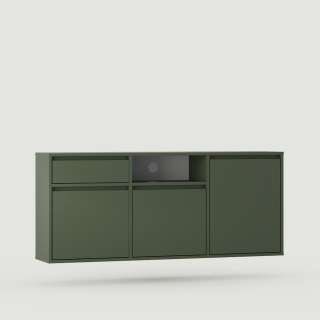 Skjenk Ubbe WTV3S 150-180x64 cm - 3 dører - Velg farge selv