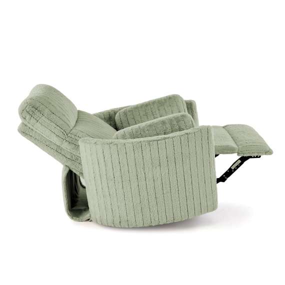 Lenestol PEGAS - reclinerfunksjon - mynte kordfløyel