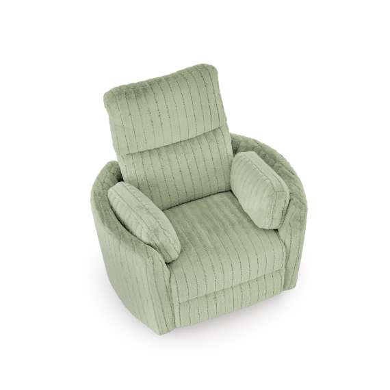 Lenestol PEGAS - reclinerfunksjon - mynte kordfløyel