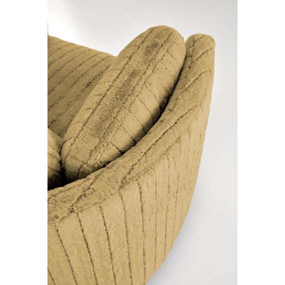 Lenestol PEGAS - reclinerfunksjon - sannepsgul kordfløyel