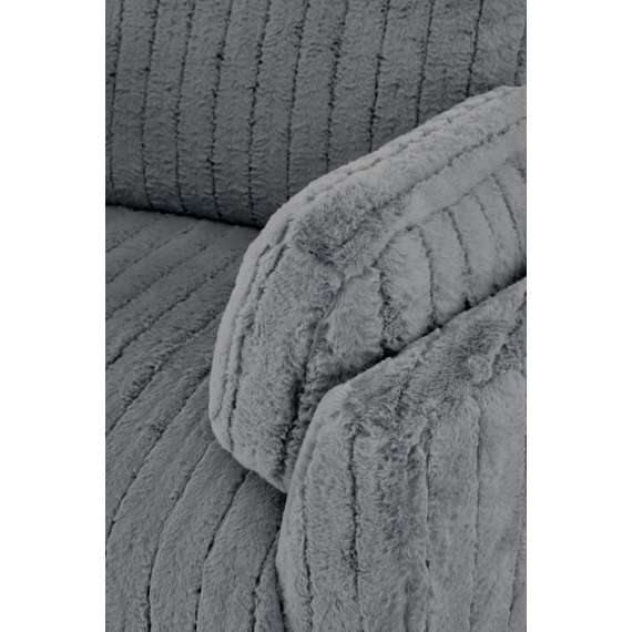 Lenestol PEGAS - reclinerfunksjon - grå kordfløyel