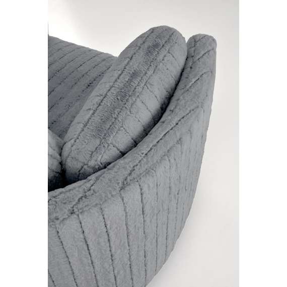 Lenestol PEGAS - reclinerfunksjon - grå kordfløyel