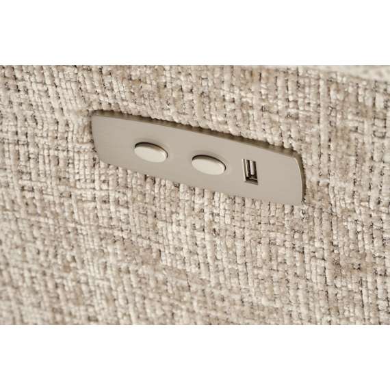 Lenestol AMORE - reclinerfunksjon - beige stoff