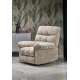 Lenestol AMORE - reclinerfunksjon - beige stoff