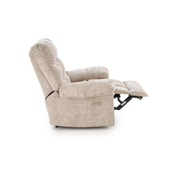 Lenestol AMORE - reclinerfunksjon - beige stoff